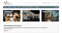 Desktop Screenshot of evensfoundation.be