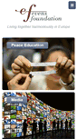 Mobile Screenshot of evensfoundation.be